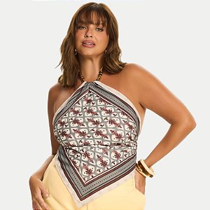 LENCO DOCE TRAMA POLIESTER ESTAMPADO VERDE FEMININO ADULTO