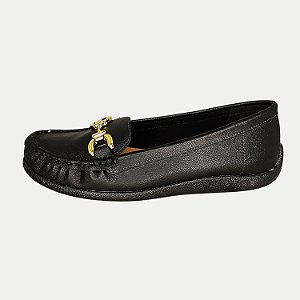 SAPATO MODARE MOCASSIM PRETO FEMININO ADULTO