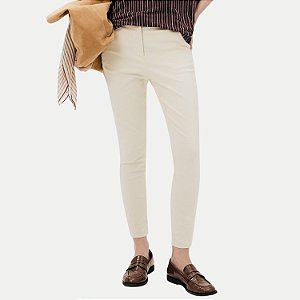 CALÇA HERING POLIAMIDA E ELASTANO ALFAIATERIA BEGE FEMININO ADULTO