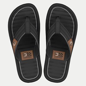 CHINELO CARTAGO DEDO PARIS III PRETO MASCULINO INFANTIL