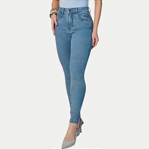 CALÇA OGNUS JEANS CLARO COM ELASTANO SKINNY FEMININO ADULTO