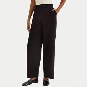 CALÇA HERING VISCOSE E POLIESTER ALFAIATARIA PRETO FEMININO ADULTO