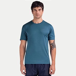 CAMISETA MIZUNO MANGA CURTA POLIESTER STELLA PETROLEO MASCULINO ADULTO