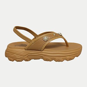 SANDALIA MISSISSIPI ANABELA MÉDIA CARAMELO FEMININO ADULTO