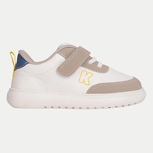 TÊNIS KIDY SOFT CASUAL COM CADARÇO OFFWHITE MASCULINO INFANTIL