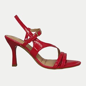 SANDALIA DAKOTA SALTO ALTO FESTA VERMELHO FEMININO ADULTO