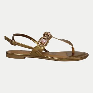 SANDALIA DAKOTA RASTEIRA BRONZE FEMININO ADULTO