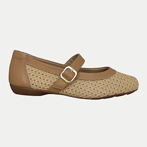 SAPATILHA MODARE BICO REDONDO TELA CARAMELO FEMININO ADULTO