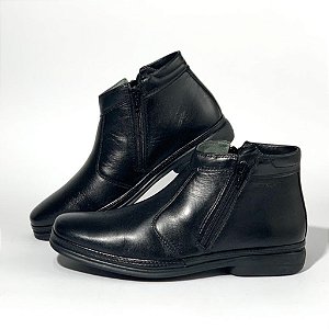 BOTA SAPATOTERAPIA CLASSICA 2 ZIPER 21458B MESTIÇO MASCULINA