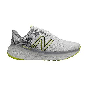 Tênis New Balance More V3 Branco/Cinza Masculino