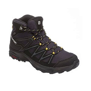 Bota Salomon Daintree Mid Gtx Azul e Preto Masculino