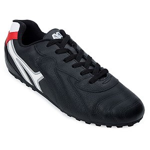 Chuteira Mathaus Veneza Especial Preto/Branco Masculino