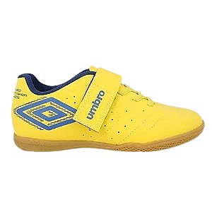 Chuteiro Umbro Futsal Neo Striker Kids Amarelo Masculino