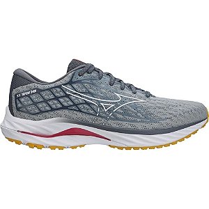 Tênis Mizuno Wave Inspire 20 Cinza/Vermelho Masculino