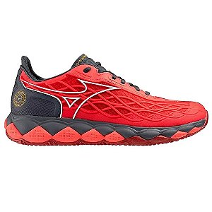 Tênis Mizuno Wave Enforce Tour CC Vermelho/Chumbo Masculino
