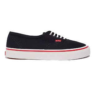 Tênis Redley Originals IR10 Preto/Vermelho Unissex