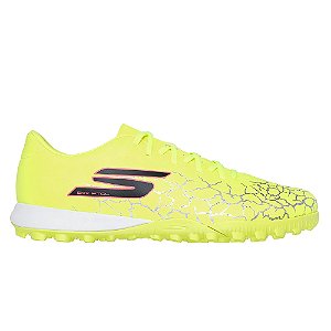 Chuteira Skechers Society Gold Amarelo/Preto Masculino