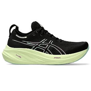 Tênis Asics Gel Nimbus 26 Preto/Verde Feminino