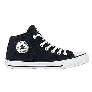 Tênis All Star Converse Chuck Taylor High Street Mid Essential Preto Masculino