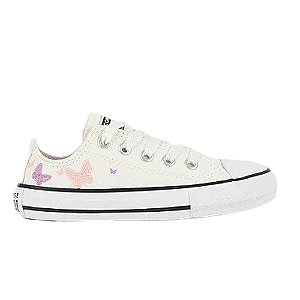 Tênis Converse Kids Chuck Taylor All Star Ox Festival Style Amendoa Lilas Claro