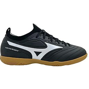 Chuteira Mizuno Regent in Jr Preto/Branco Infantil