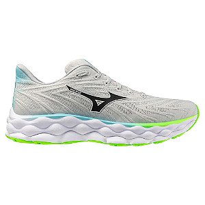Tênis Mizuno Wave Sky 8 Cinza/Azul Masculino