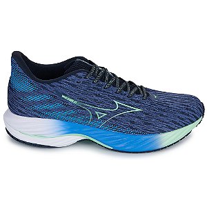 Tênis Mizuno Wave Rider 28 Azul Masculino