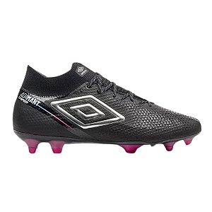 Chuteira Umbro Adamant Campo Preto/Cinza Masculino