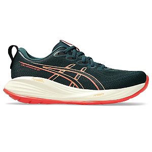 Tênis Asics Gel-Cumulus 27 Verde/Laranja Masculino