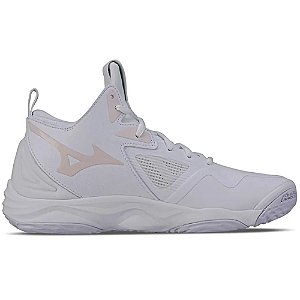 Tênis Mizuno Wave Momentum 3 Mid Branco Feminino