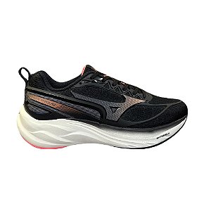 Tênis Mizuno Space 5 Preto/Coral Feminino