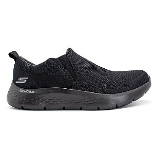 Tênis Skechers Go Walk Flex Preto/Cinza Masculino