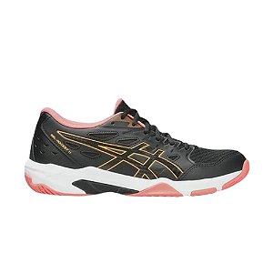 Tênis Asics Gel Rocket 11 Preto/Rosa Feminino