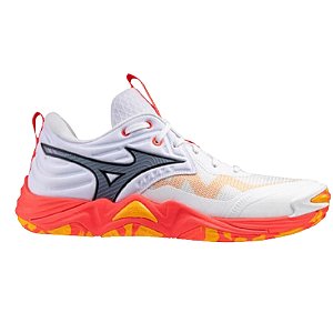 Tênis Mizuno Wave Momentum Elite Branco/Amarelo Masculino