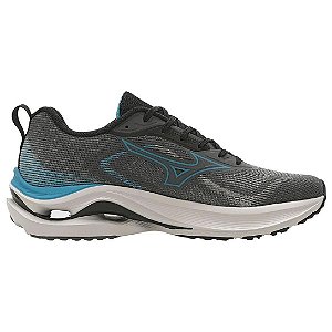 Tênis Mizuno Wave Vitality Chumbo/Turquesza Masculino