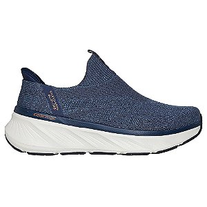 Tênis Skechers Edgeride Commissioner Azul/Laranja Masculino