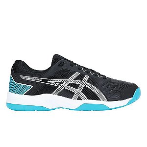 Tênis Asics Gel Backhand Stell Preto/Island Azul Masculino