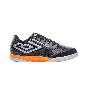 Chuteira Umbro Futsal Pro 5 Preto/Prata Infantil