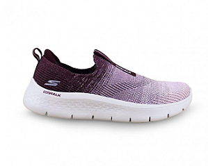 Tênis Skechers Go Walk Flex Bordo Feminino