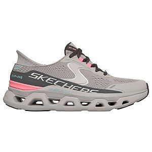 Tênis Skechers Glide Step Altus Cinza/Rosa Feminino