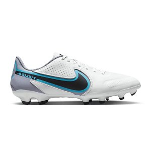 Chuteira Nike Campo Legend 9 Academy FG/MG Branco/Preto Masculino