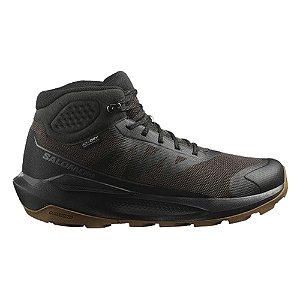 Bota Salomon Elixir Tour Mid Wp Preto/Marrom Masculino