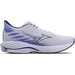 Tênis Mizuno Wave Rider 28 Branco/Azul Masculino