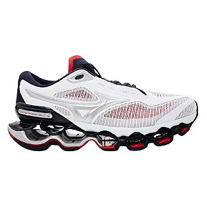 Tênis Mizuno Wave Prophecy 15 Branco/Marinho Masculino