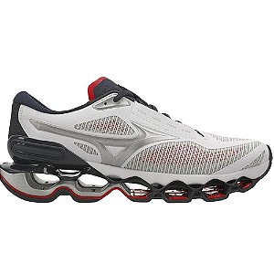 Tênis Mizuno Wave Prophecy 15 Branco/Marinho Masculino