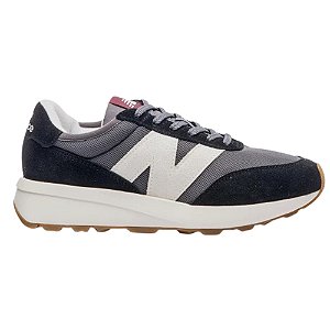 Tênis New Balance 370 V1 Preto/Bege Masculino