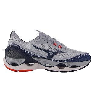 Tênis Mizuno Wave Endeavor 3 Cinza Claro Masculino