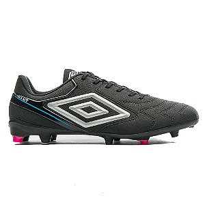 Chuteira Umbro Soccer Adamant Preto/Cinza Masculino