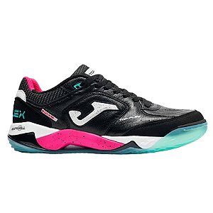 Chuteira Joma Futsal Top Flex Plus 2601 Preto/Rosa Masculino