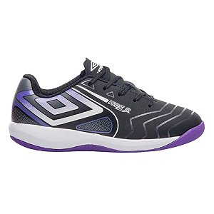 Chuteira Umbro Futsal Pro 5 Jr Preto/Roxo Infantil